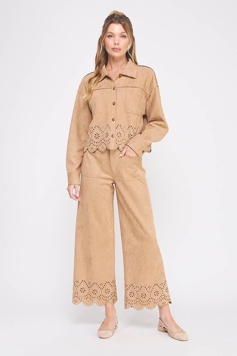 Suede Shirt Jacket
