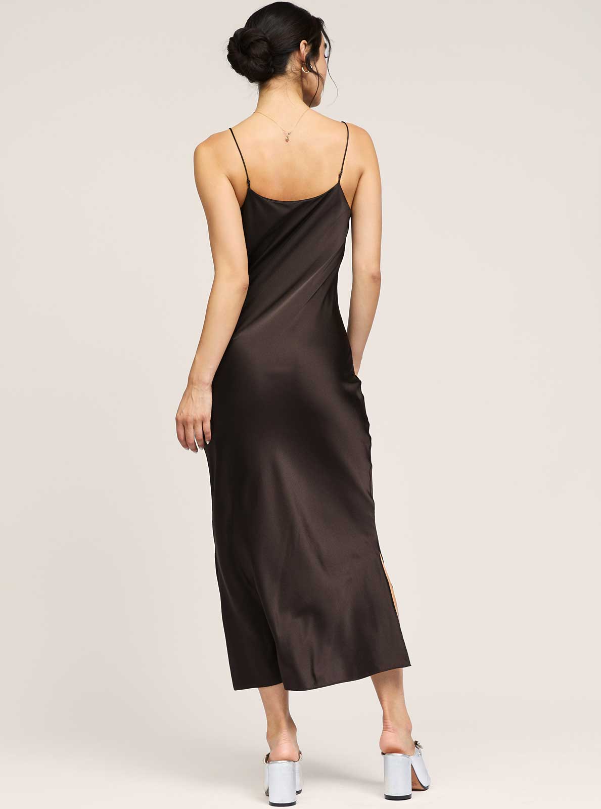 100% Silk Cami Midi Dress