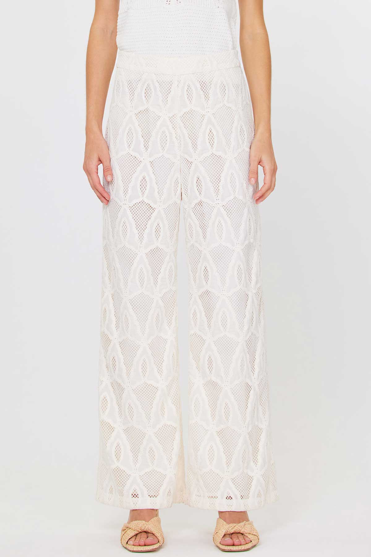 Lace Wide Leg Pants
