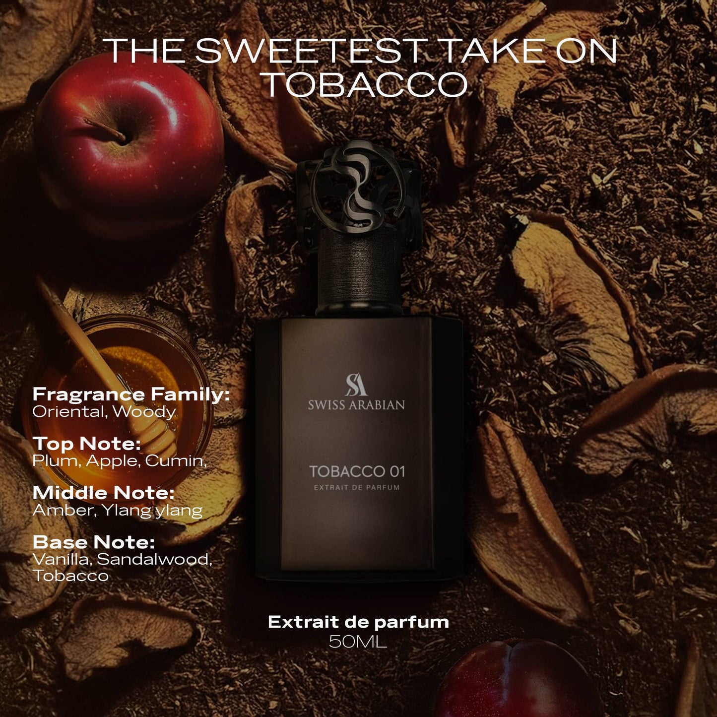 Swiss Arabian Tobacco 01 Extrait de Parfum for Unisex | 50ml