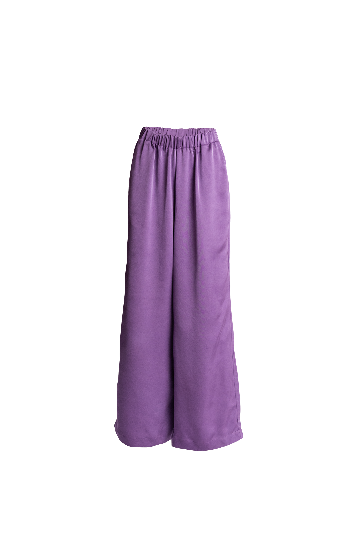 Wide Leg Pants with Elastic Waist