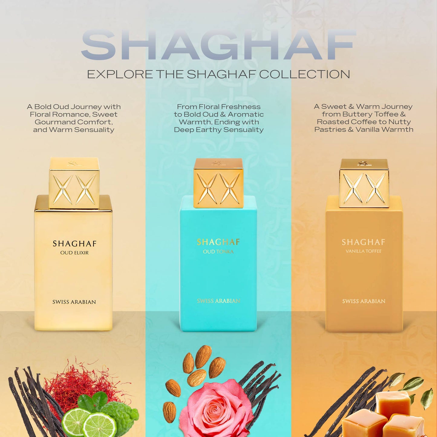 Swiss Arabian Shaghaf Oud Elixir | EDP for Unisex | 75ML