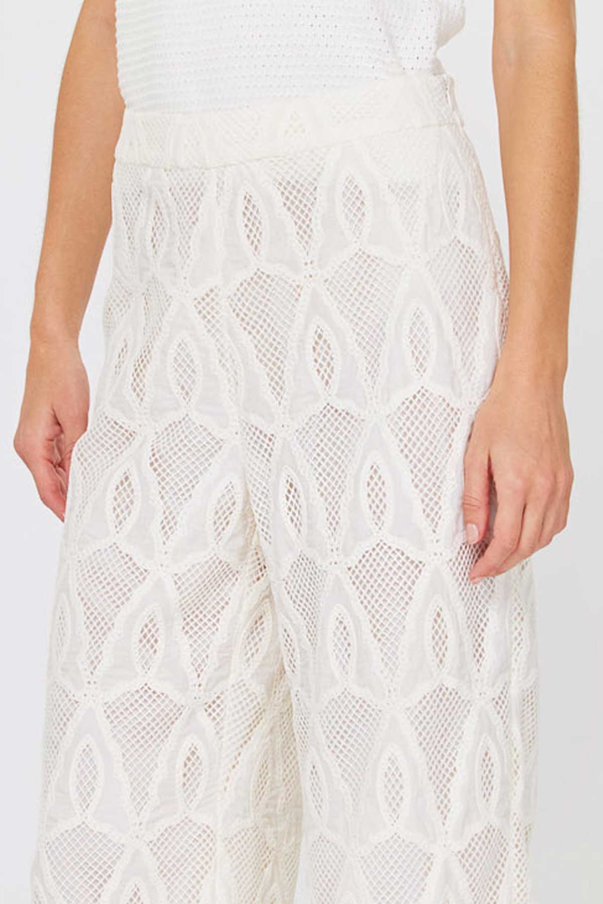 Lace Wide Leg Pants