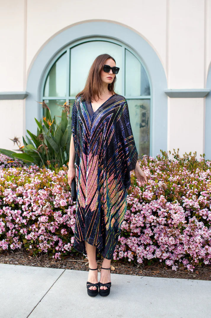 Midnight Lotus Kaftan