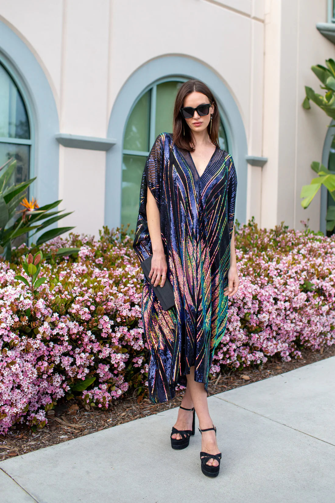 Midnight Lotus Kaftan