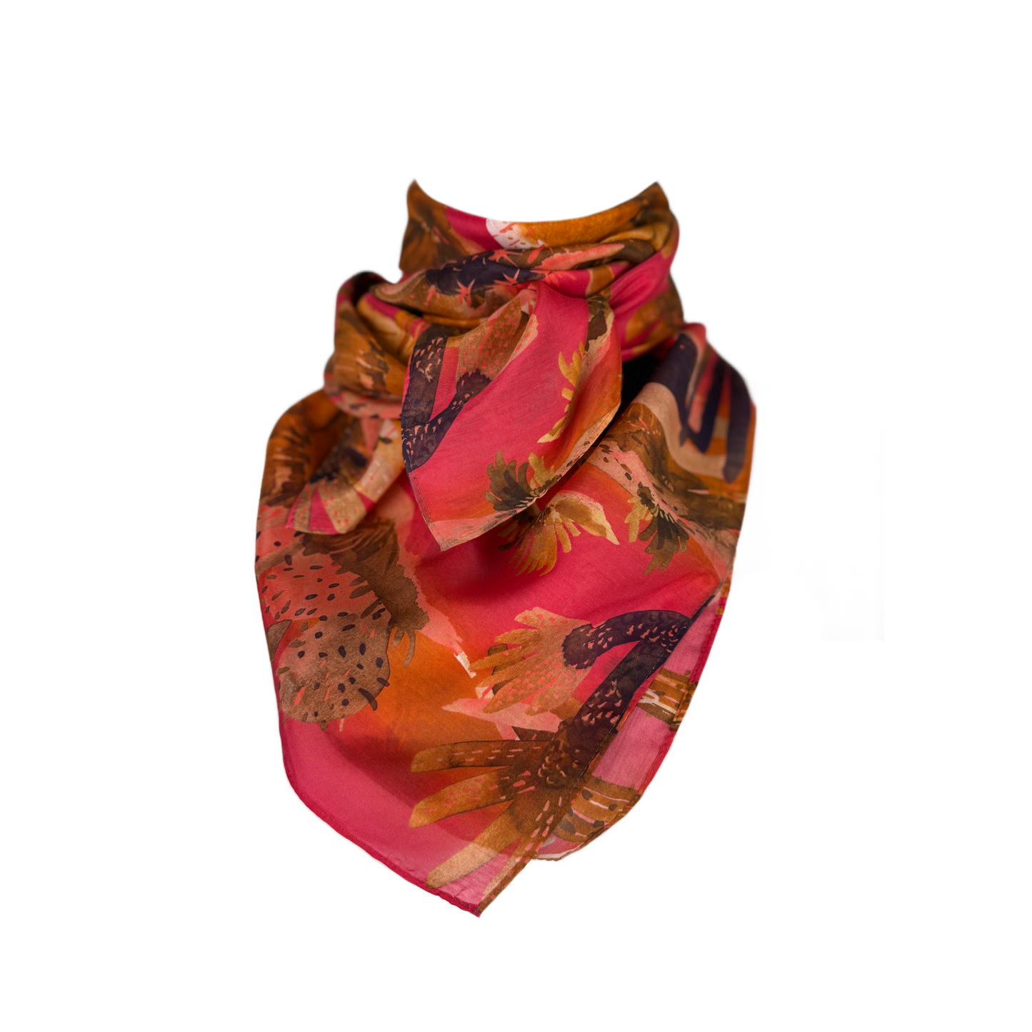 Wild Rag Scarf Square - Silk Cotton
