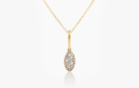 18K YG Diamond Necklace D:.55CT