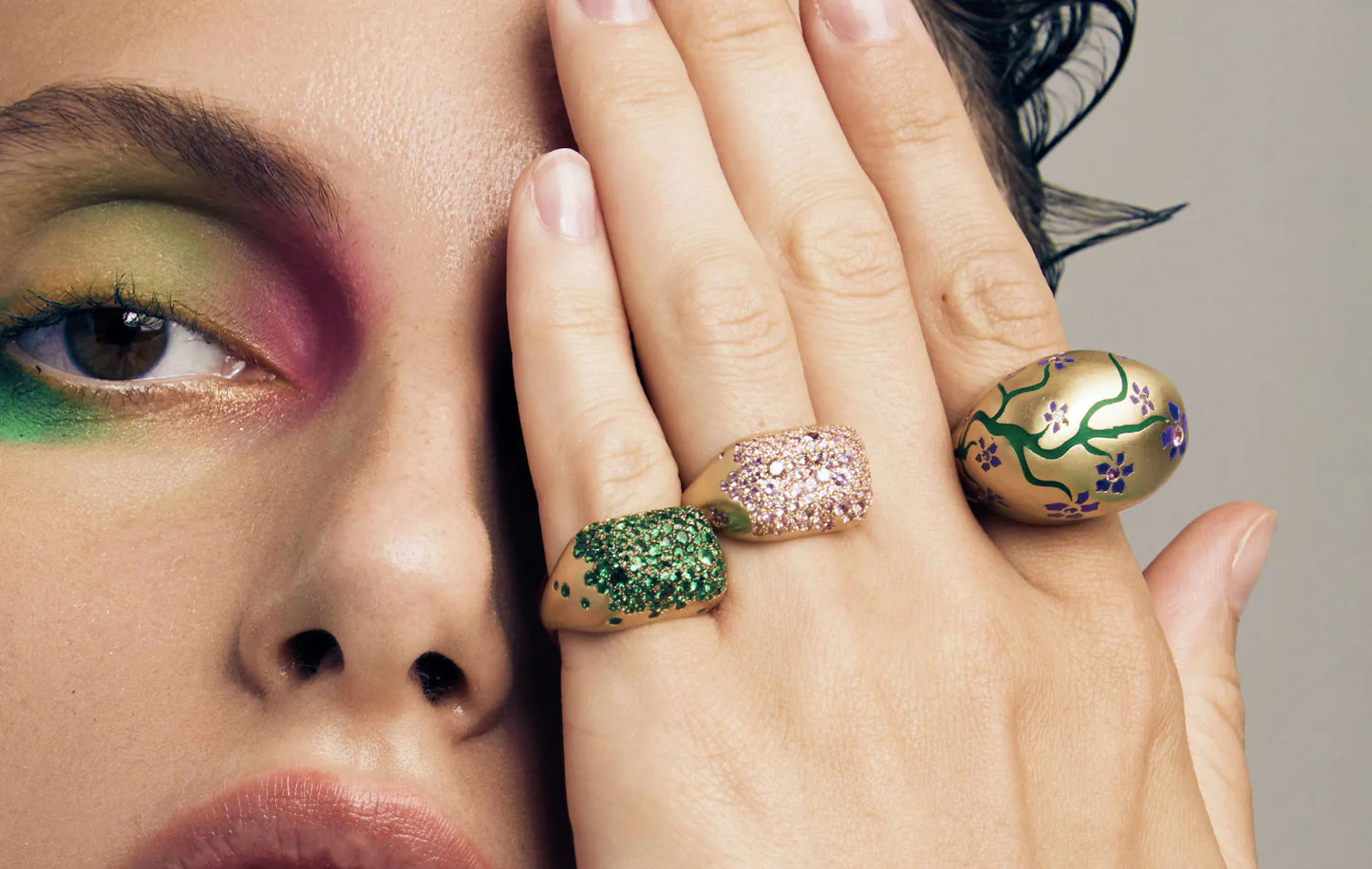 18K Pink Sapphire Ring 2.20CT