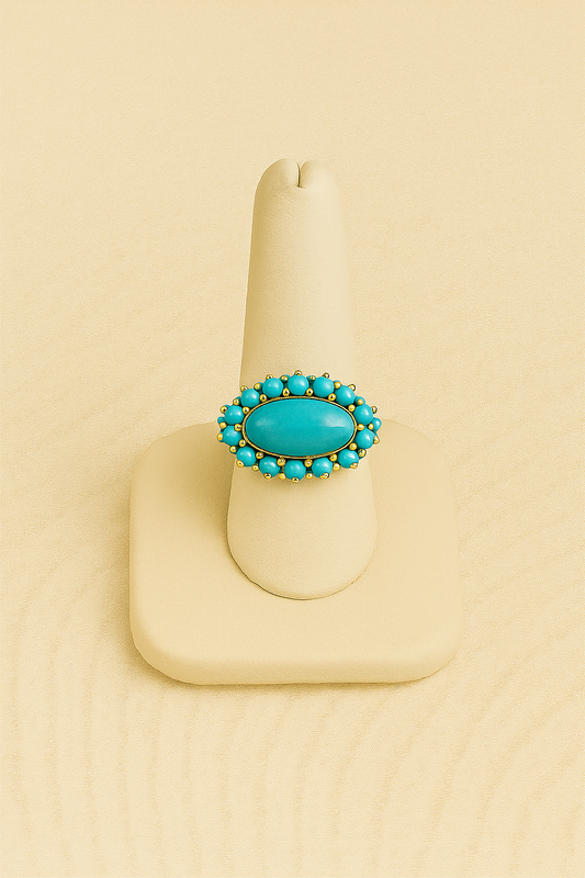 Sleeping Beauty Turquoise Ring D.15ct